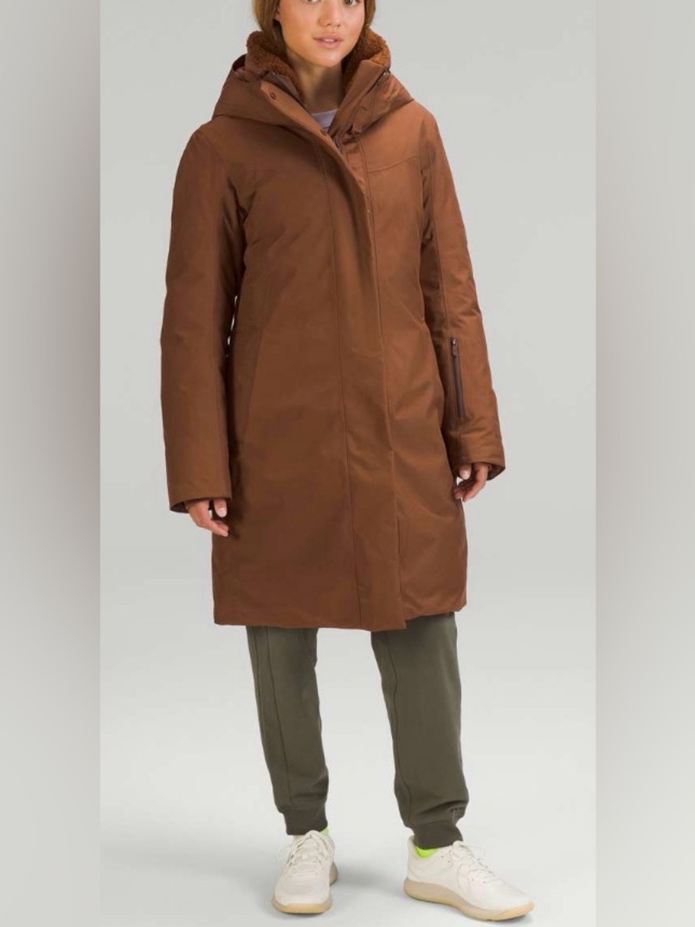 NWOT New Lululemon Snow Warrior Parka Roasted Brown